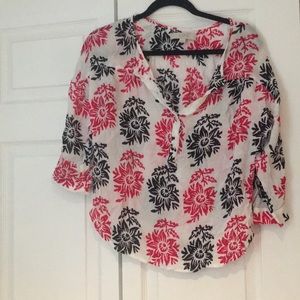 Loft floral blouse